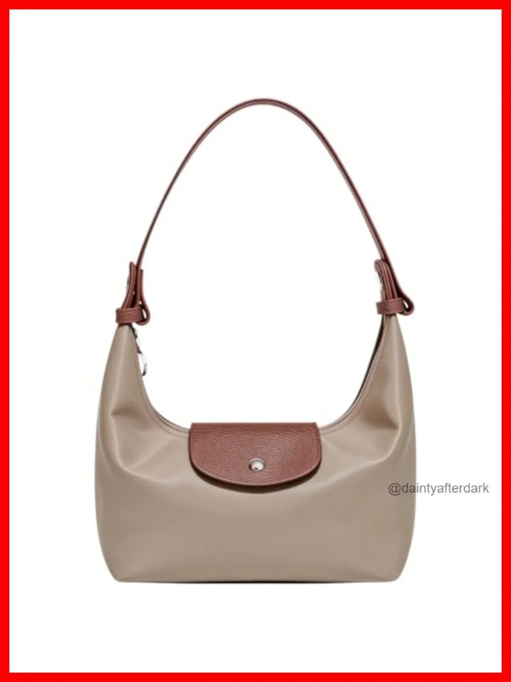 Convertible Crescent Mini Crossbody Bag Nylon Women's